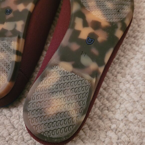 NWOT Rothy’s Black Cherry Almond Demi Slip On Mule, Size 11 - Picture 6 of 7